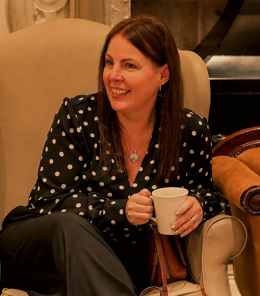 Carianne Wells in conversation during a planning consultation