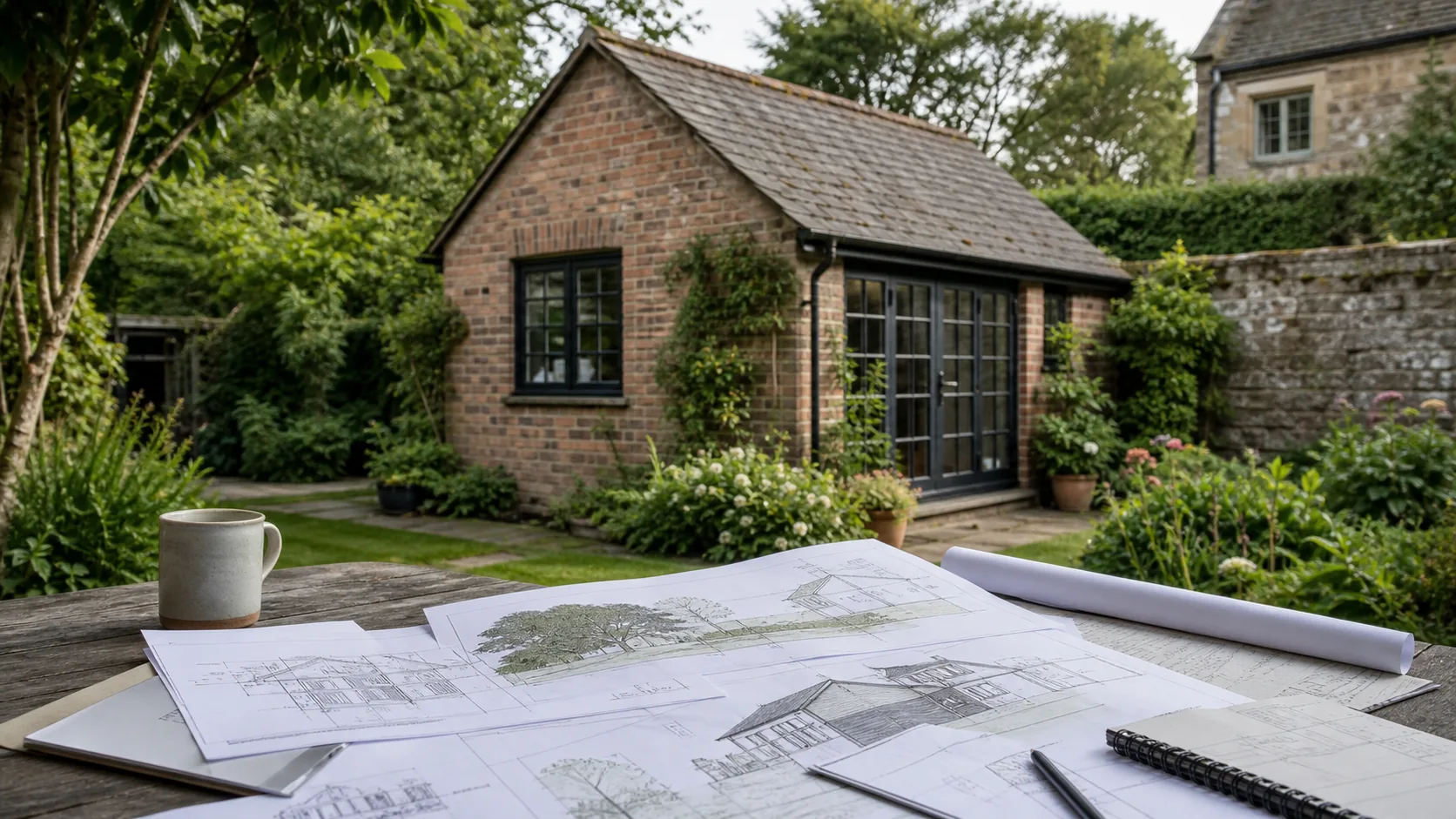 Illustrative planning image for a garden annexe appeal