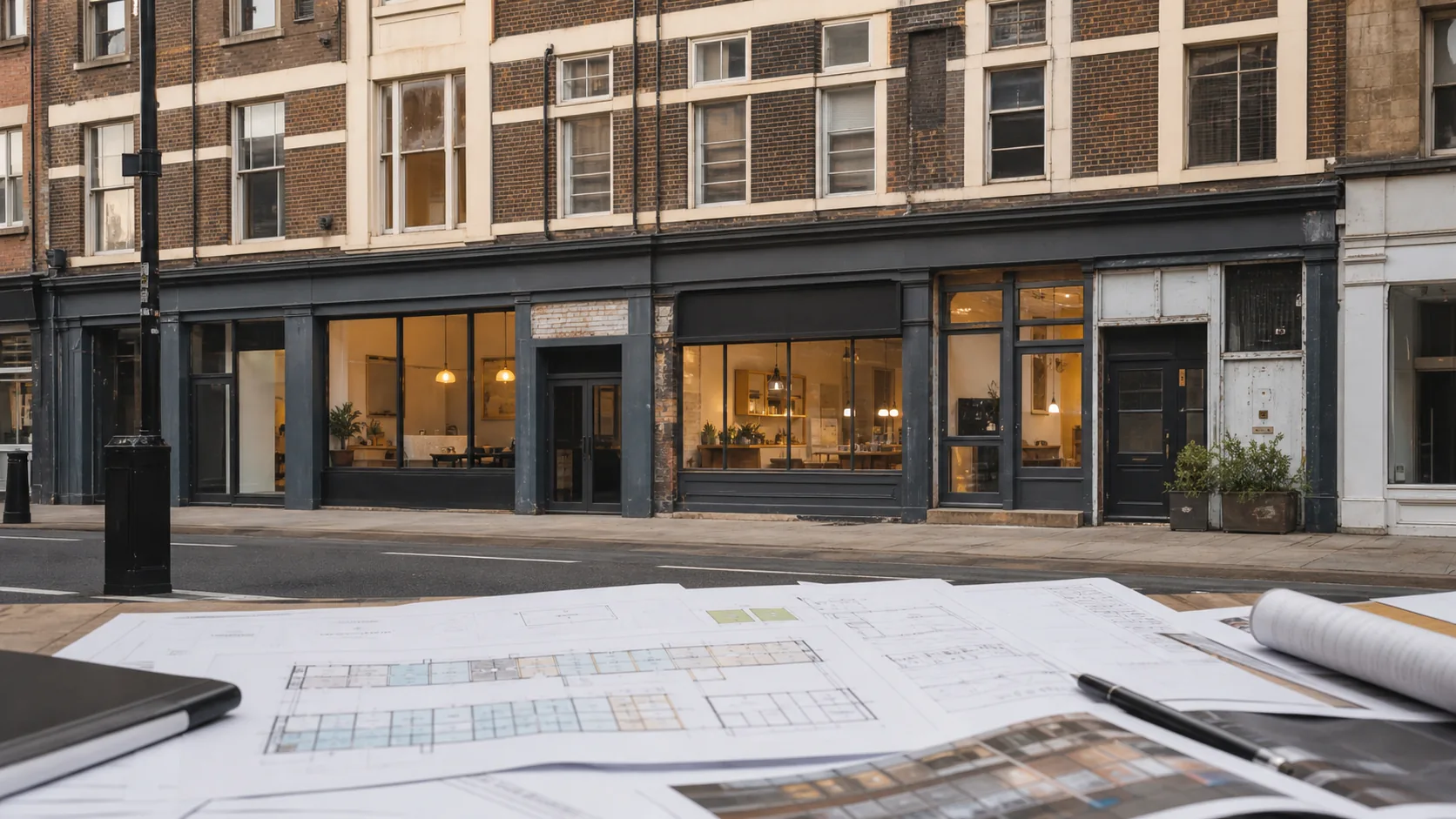 Illustrative planning image for a town-centre mixed-use redevelopment